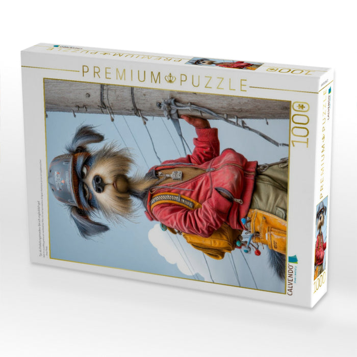 Tja, als Freileitungsmonteur bin ich unglaublich gut - CALVENDO Foto-Puzzle'