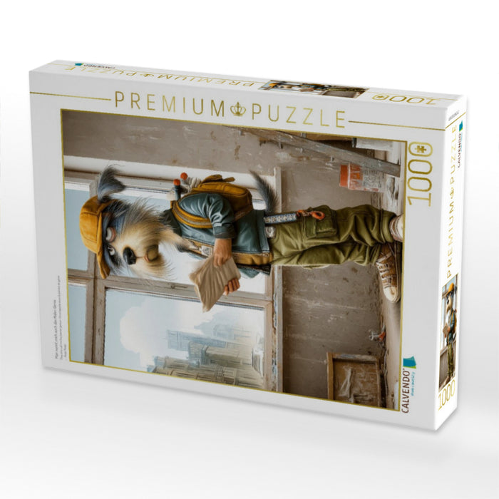 Man nennt mich auch das Maler-Genie - CALVENDO Foto-Puzzle'