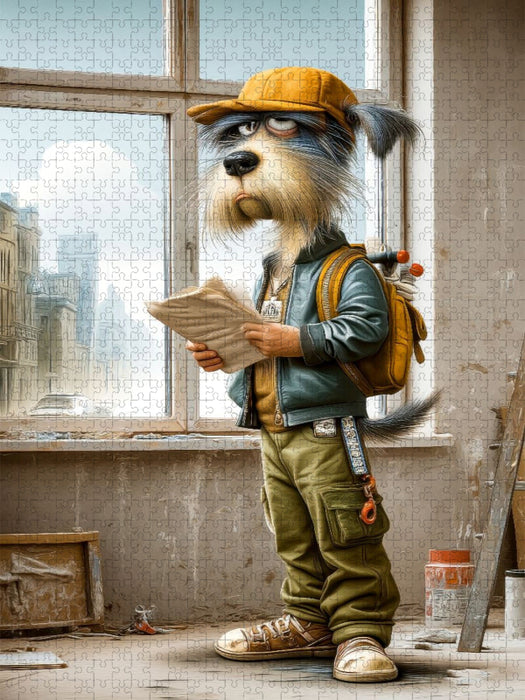 Man nennt mich auch das Maler-Genie - CALVENDO Foto-Puzzle'