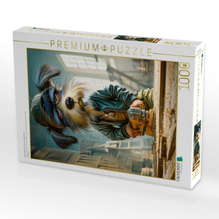 Ich tischlere mit Herz und Augenmaß - CALVENDO Foto-Puzzle'