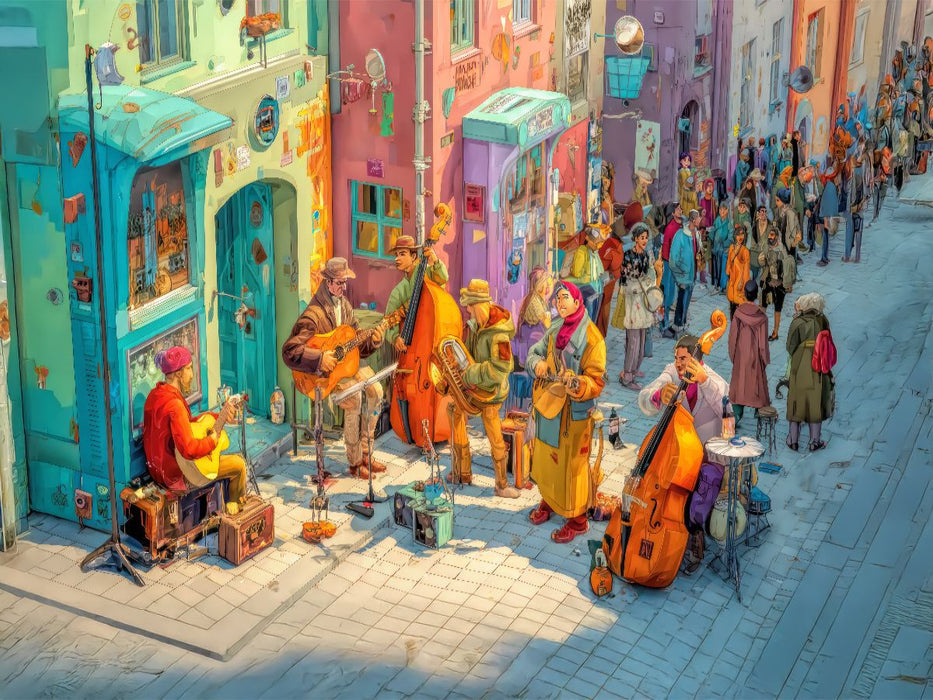 Stadtleben - CALVENDO Foto-Puzzle'