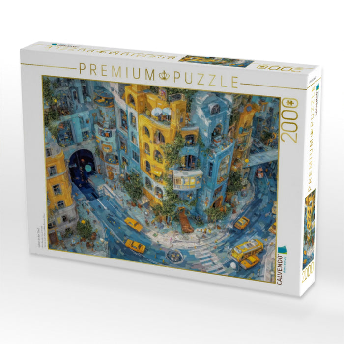 Leben in der Stadt - CALVENDO Foto-Puzzle'