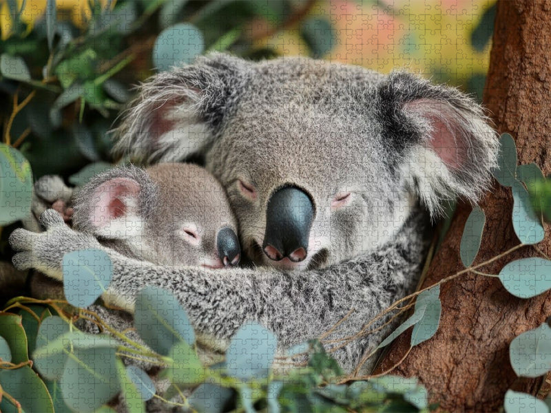 Koalakuscheln pur - CALVENDO Foto-Puzzle'