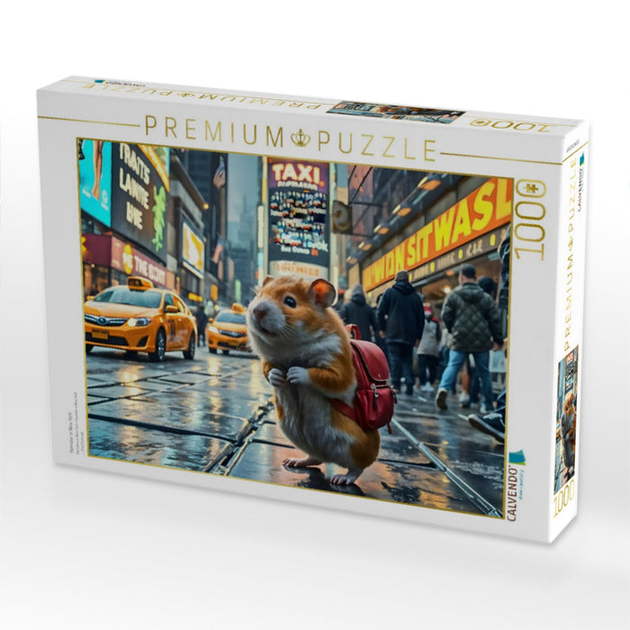 Hamster in New York - CALVENDO Foto-Puzzle'
