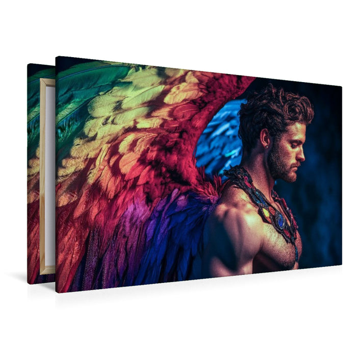 Premium Textil-Leinwand Ein Motiv aus dem Kalender Ein wenig mehr Respekt