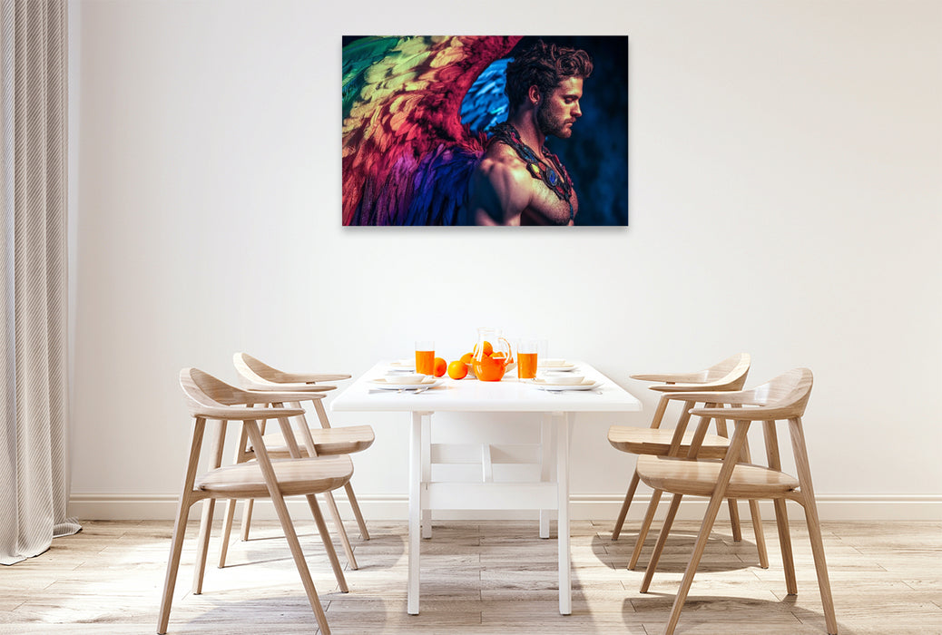 Premium Textil-Leinwand Ein Motiv aus dem Kalender Ein wenig mehr Respekt