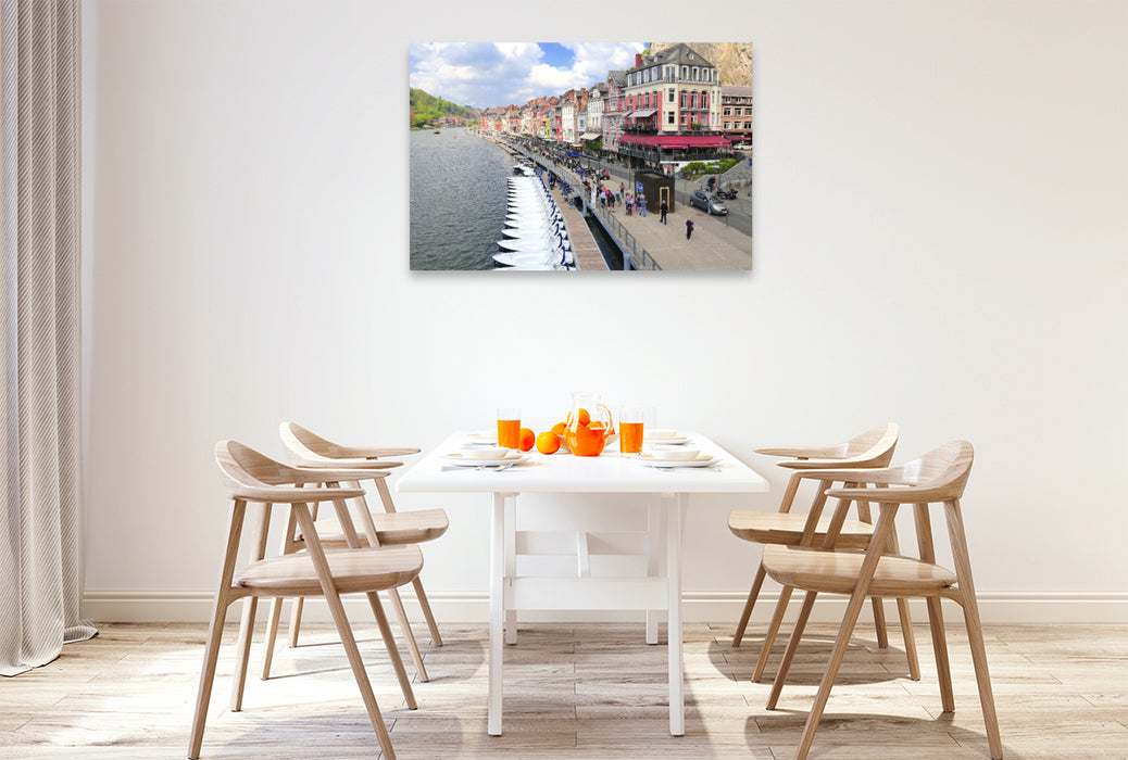 Premium Textil-Leinwand Dinant im belgischen Wallonien