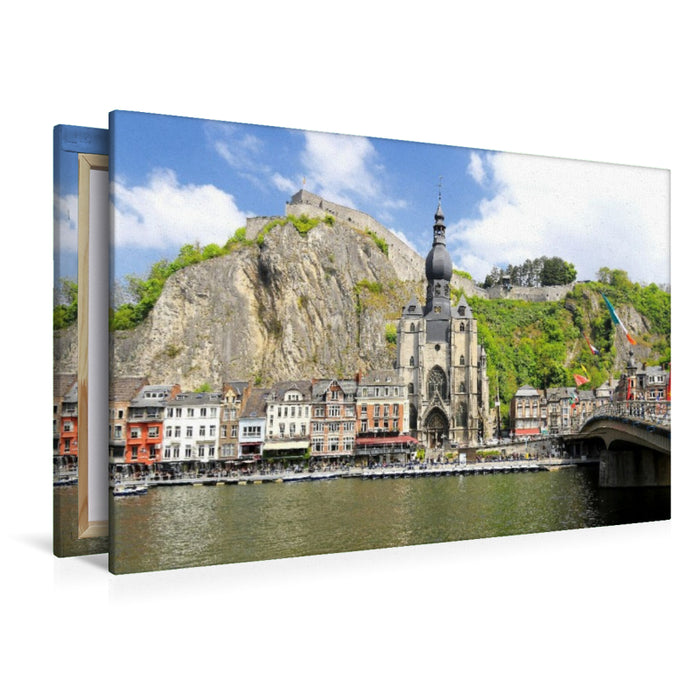 Premium Textil-Leinwand Dinant in den belgischen Ardennen