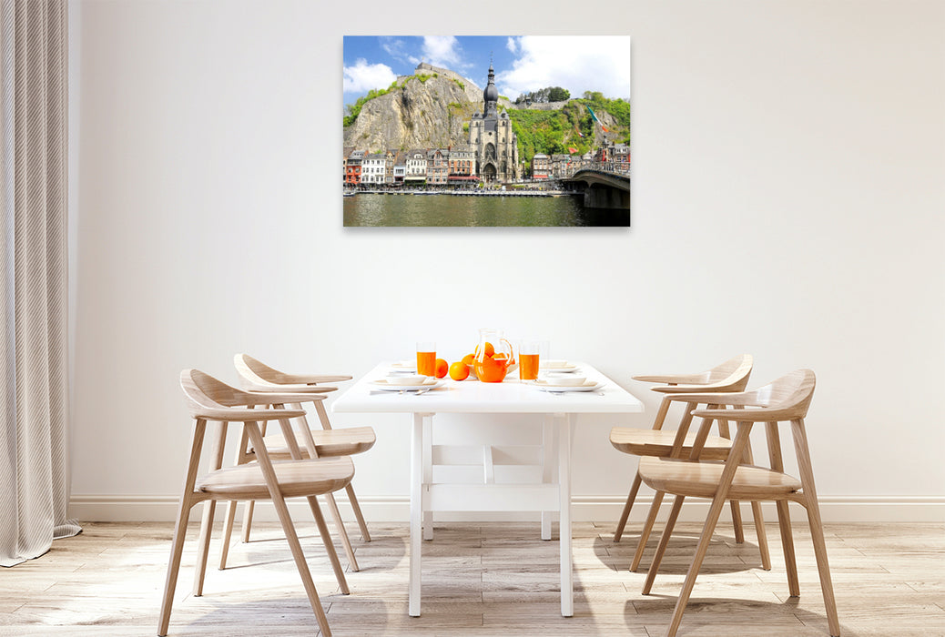 Premium Textil-Leinwand Dinant in den belgischen Ardennen
