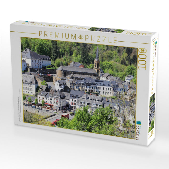 Bouillon, Kleinstadt in den belgischen Ardennen - CALVENDO Foto-Puzzle'