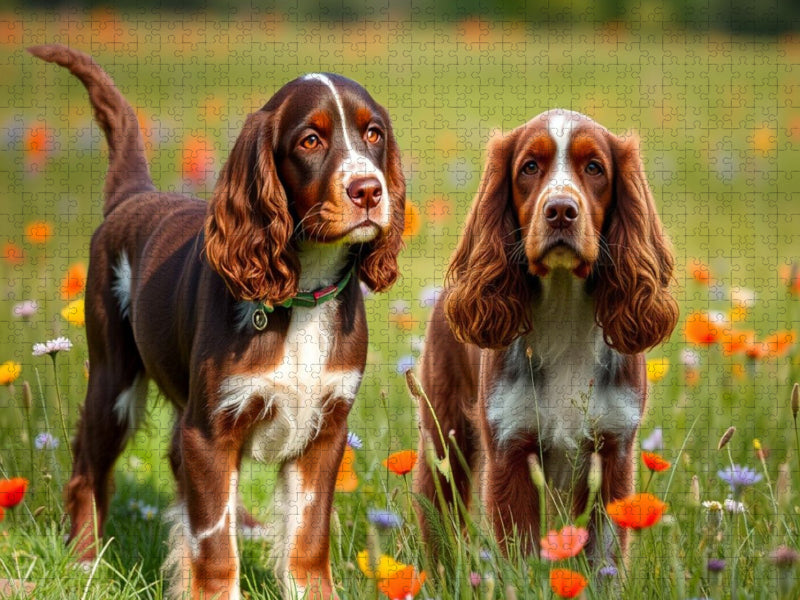 Niedliche American Cocker Spaniel - CALVENDO Foto-Puzzle'