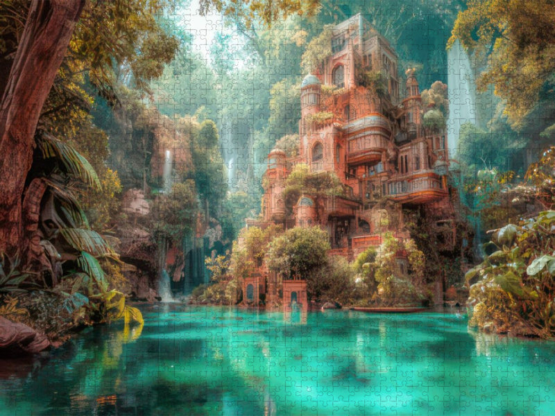 Märchenschlösser - CALVENDO Foto-Puzzle'