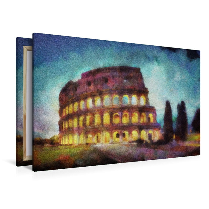 Premium Textil-Leinwand Kolosseum in Rom, Italien