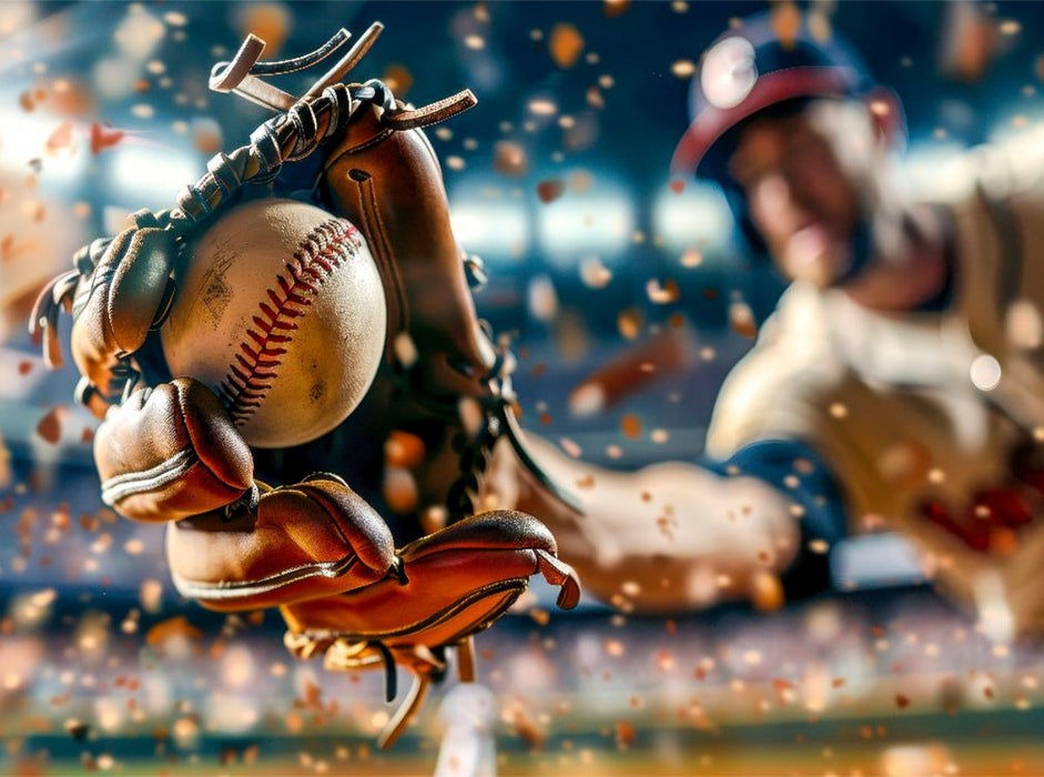 Brillanter Baseballfang - CALVENDO Foto-Puzzle'