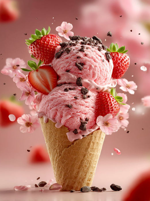 Ein Erdbeertraum - CALVENDO Foto-Puzzle'