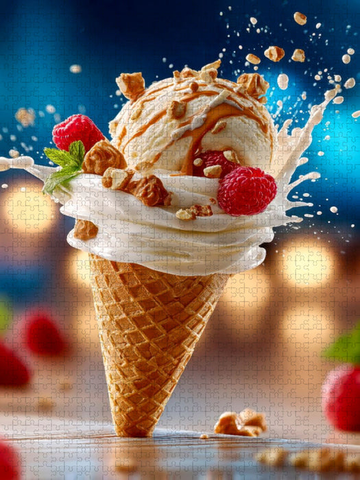 Hier dreht sich alles um Eis - CALVENDO Foto-Puzzle'