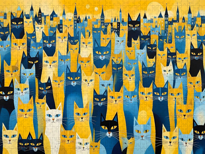 Katzengewimmel - CALVENDO Foto-Puzzle'