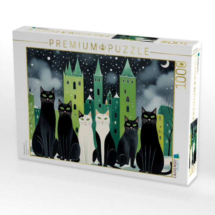 Katzenweihnacht - CALVENDO Foto-Puzzle'