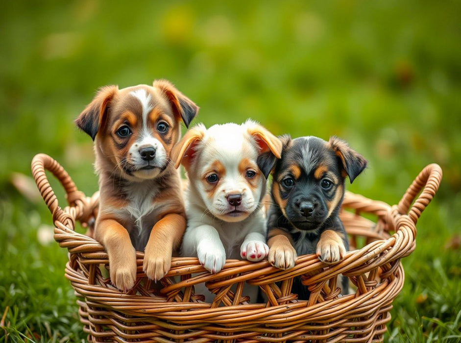 Mischlingswelpen - CALVENDO Foto-Puzzle'