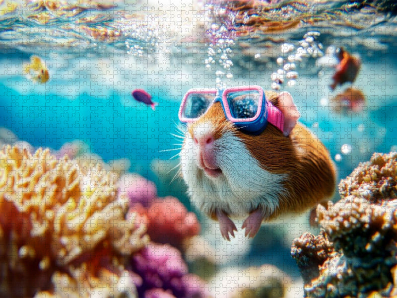 Tauchabenteuer - CALVENDO Foto-Puzzle'