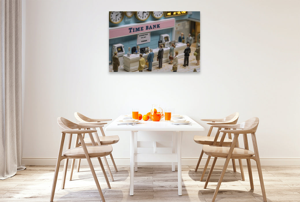 Premium Textil-Leinwand Hast du mal kurz Zeit?