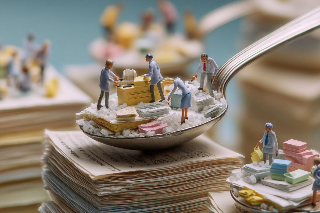 Premium Textil-Leinwand Noch eine Schippe drauflegen