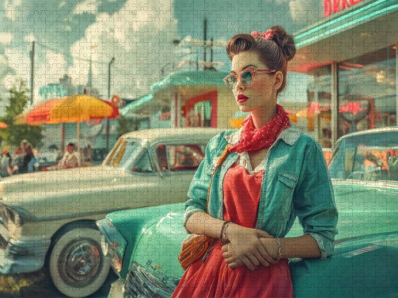 Retro-Ästhetik - CALVENDO Foto-Puzzle'