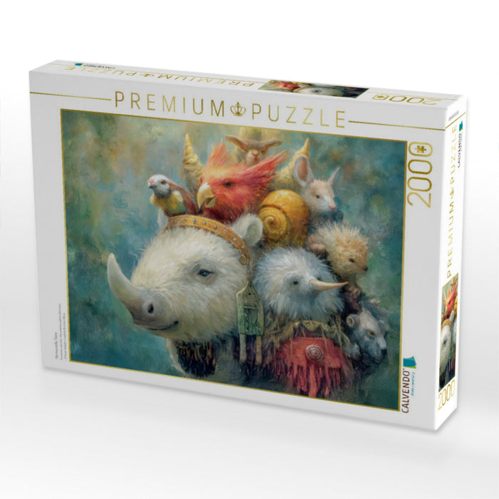 Humorvolle Tiere - CALVENDO Foto-Puzzle'