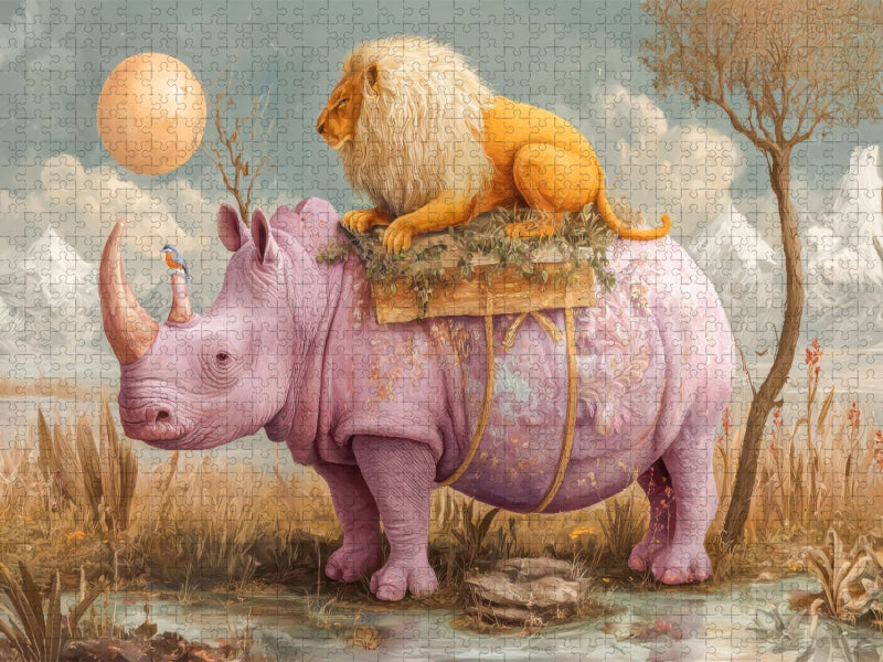 Humorvolle Tiere - CALVENDO Foto-Puzzle'