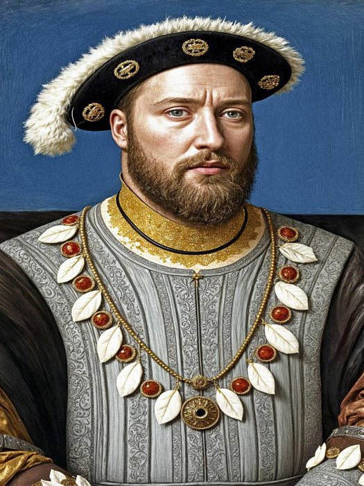 Hans Holbein d. J. / Heinrich VIII., König von England (um 1537) - CALVENDO Foto-Puzzle'