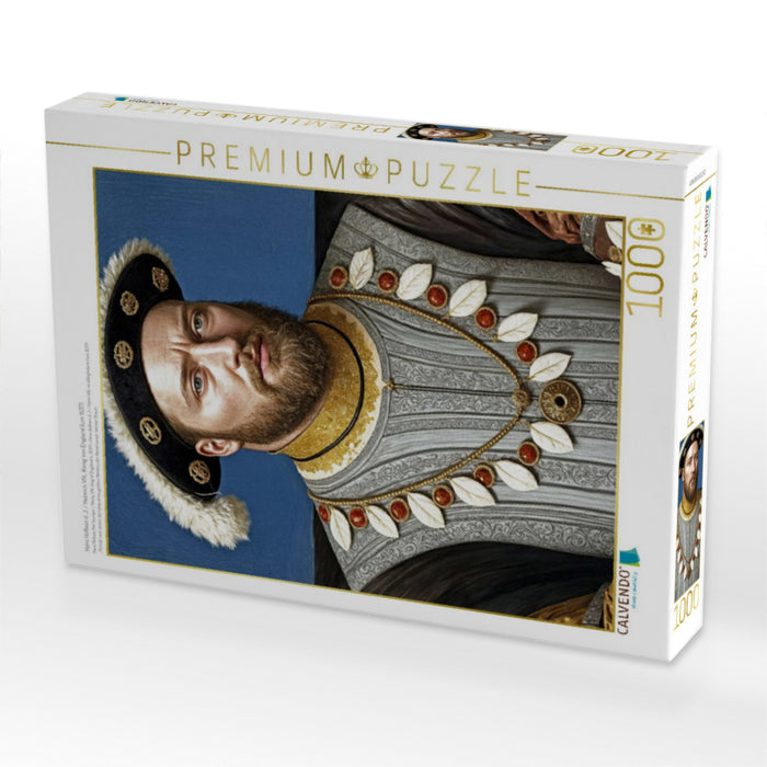 Hans Holbein d. J. / Heinrich VIII., König von England (um 1537) - CALVENDO Foto-Puzzle'