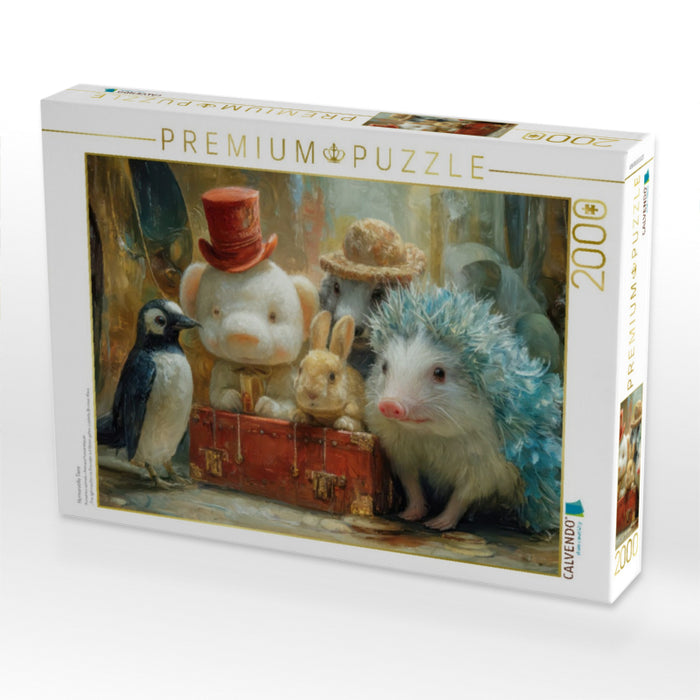 Humorvolle Tiere - CALVENDO Foto-Puzzle'