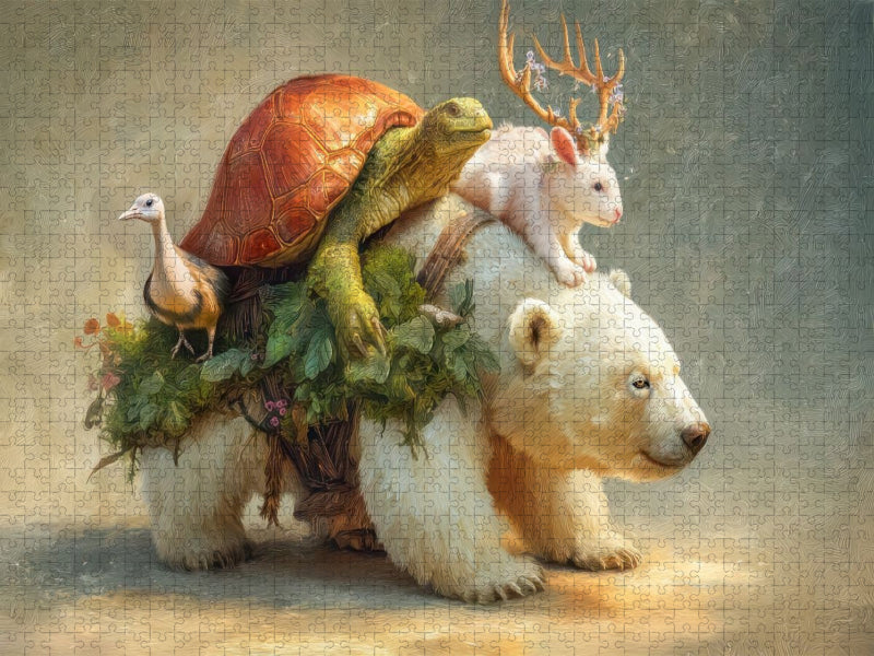 Humorvolle Tiere - CALVENDO Foto-Puzzle'