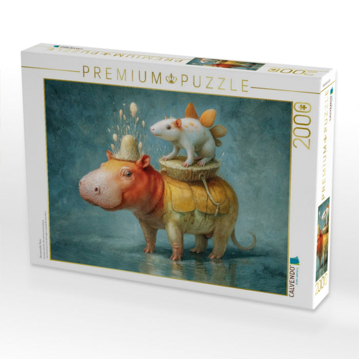 Humorvolle Tiere - CALVENDO Foto-Puzzle'