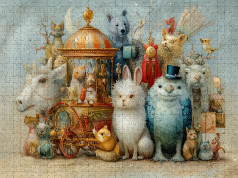 Humorvolle Tiere - CALVENDO Foto-Puzzle'
