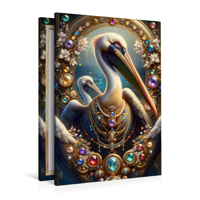 Premium Textil-Leinwand Magie des Albatros