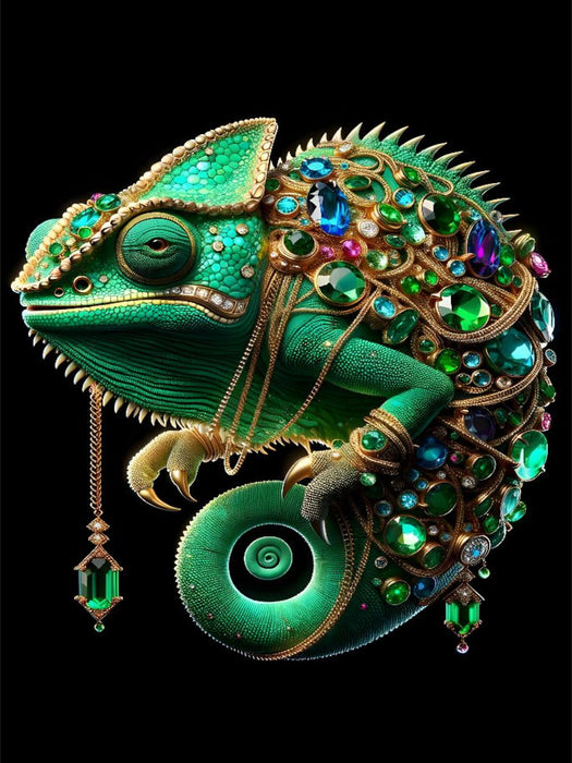 Magie des Chamäleon - CALVENDO Foto-Puzzle'