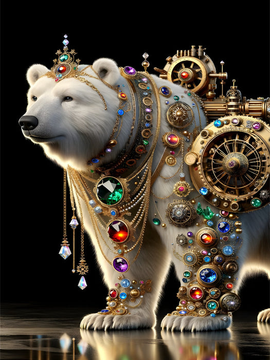 Eisbärenmagie
Krafttier Eisbär – Die Kraft des Nordlichts - CALVENDO Foto-Puzzle'