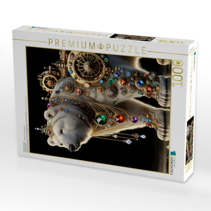 Eisbärenmagie
Krafttier Eisbär – Die Kraft des Nordlichts - CALVENDO Foto-Puzzle'