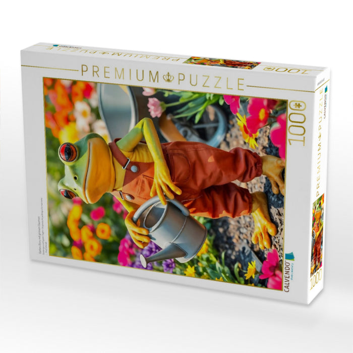 Garten-Guru mit grünem Daumen - CALVENDO Foto-Puzzle'