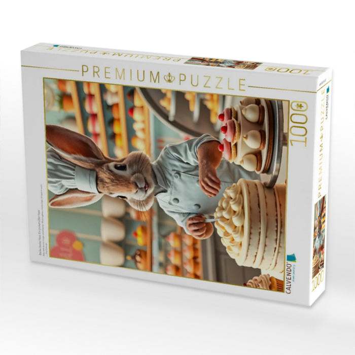 Backe, backe Hase. Ein zuckersüßer Hase - CALVENDO Foto-Puzzle'