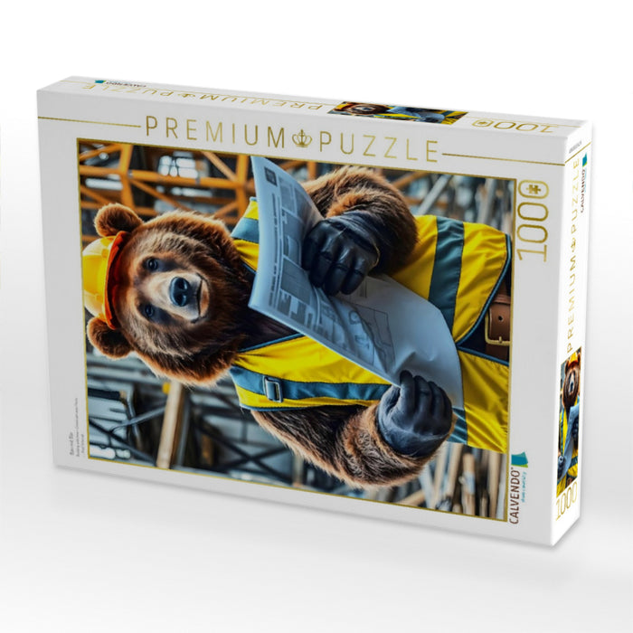 Bau mit Bär - CALVENDO Foto-Puzzle'