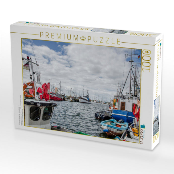Fischereihäfen an der Ostseeküste - CALVENDO Foto-Puzzle'