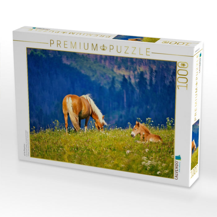 auf der Bergwiese - CALVENDO Foto-Puzzle'