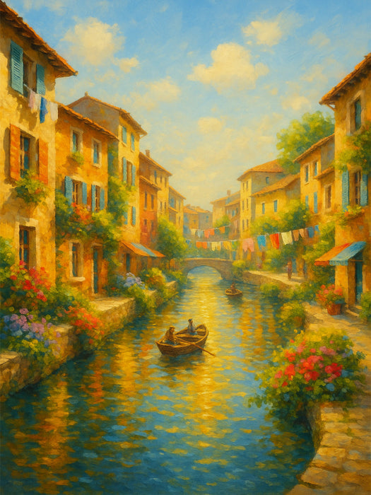 Zwischen Gassen und Wasser - CALVENDO Foto-Puzzle'