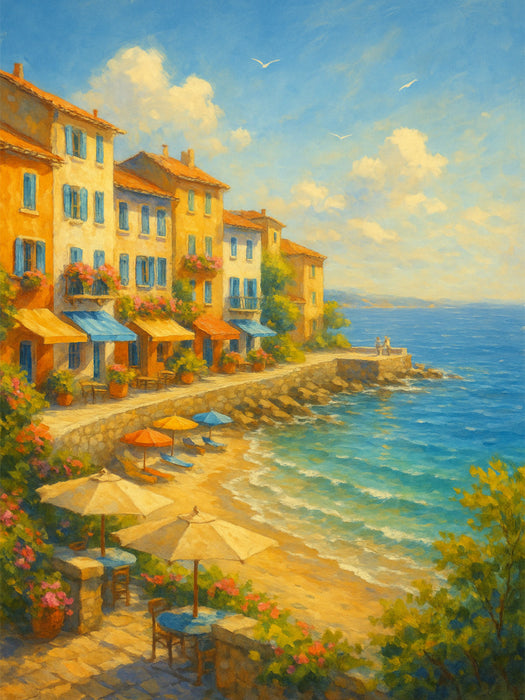 Sommer an den Stufen - CALVENDO Foto-Puzzle'