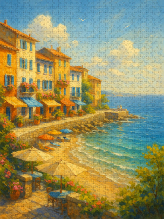 Sommer an den Stufen - CALVENDO Foto-Puzzle'