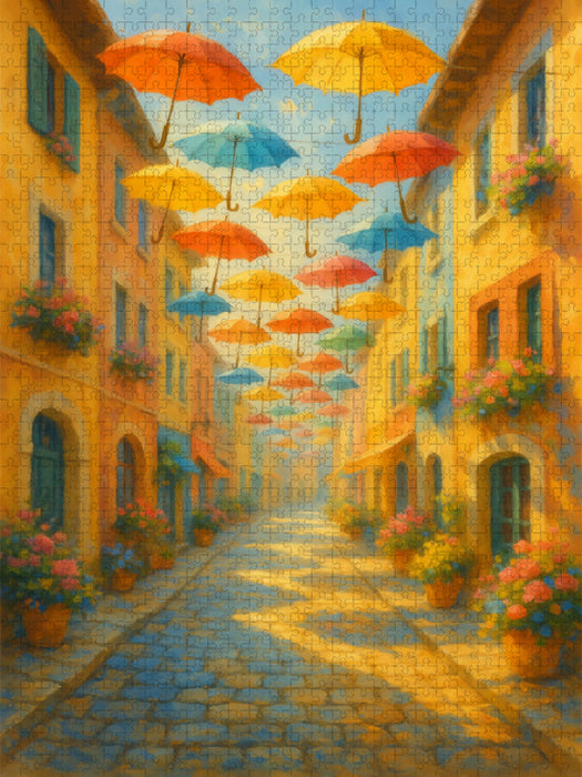 Tänze der Schirme - CALVENDO Foto-Puzzle'