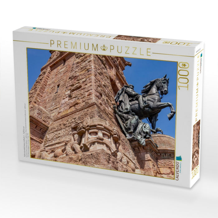 Reiterstandbild Kaiser Wilhelm I. - Kyffhäuser - CALVENDO Foto-Puzzle'