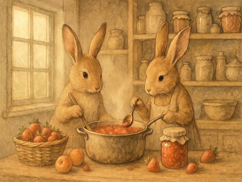 Hasenzauber in der Marmeladenküche - CALVENDO Foto-Puzzle'